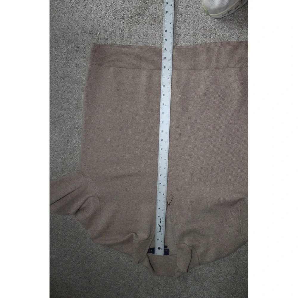 Polo Ralph Lauren Men's 100% Cashmere Quarter Zip Sweater Tan Heather‎ SZ Medium